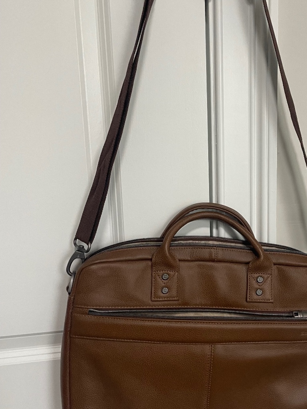 Unisex - Leather Computer/work Bag - Picture 2 of 7